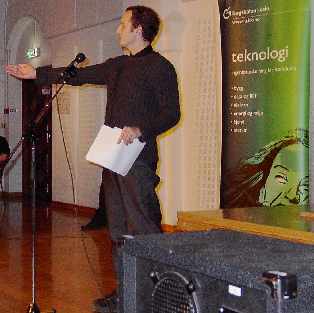Mark Burgess, f�rsteamanuensis ved HiO, om prisen, juryens arbeid og vinneren.