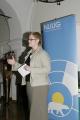 Politisk r�dgiver Anne Haabeth Rygg fra moderniseringsdepartementet delte ut prisen.